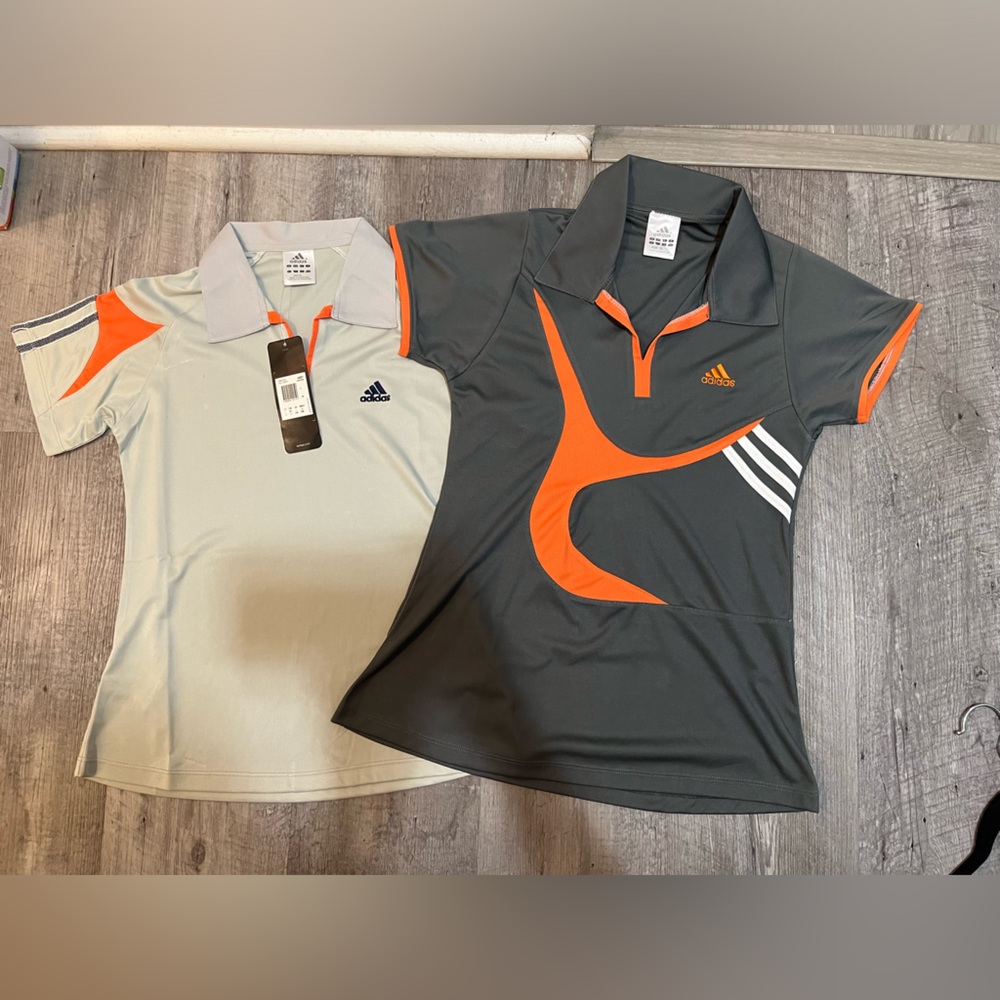 2 Girl’s XL Adidas Polo Shirt